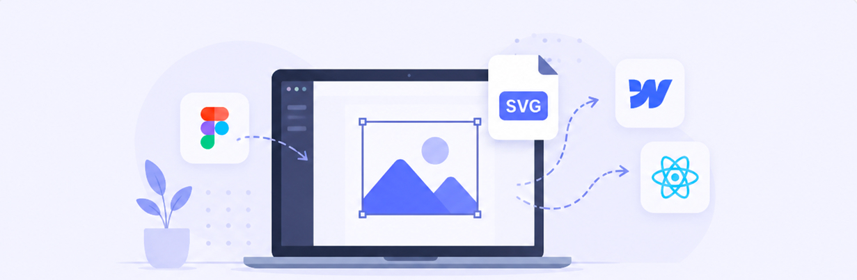 How to Use SVG Files in Figma, Webflow & React