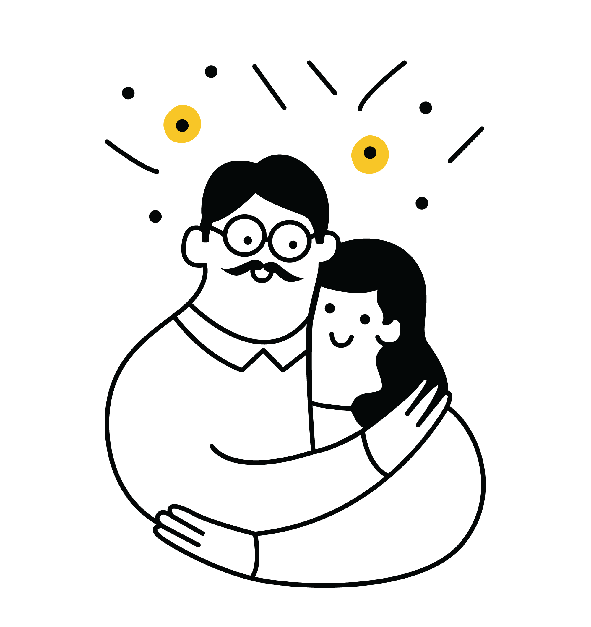 Free 2, flat style, free illustration