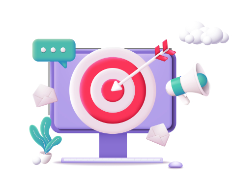 3D Marketing Strategy Illustration – SVG & PNG, 3d style, for marketing-advertising, free illustration