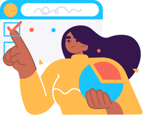Analytics Illustration – Business Dashboard, flat style, for technology, free illustration