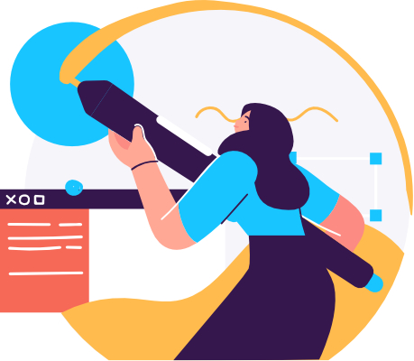 Creative Designer Drawing Vector Artwork, flat style, for design-creative, free illustration