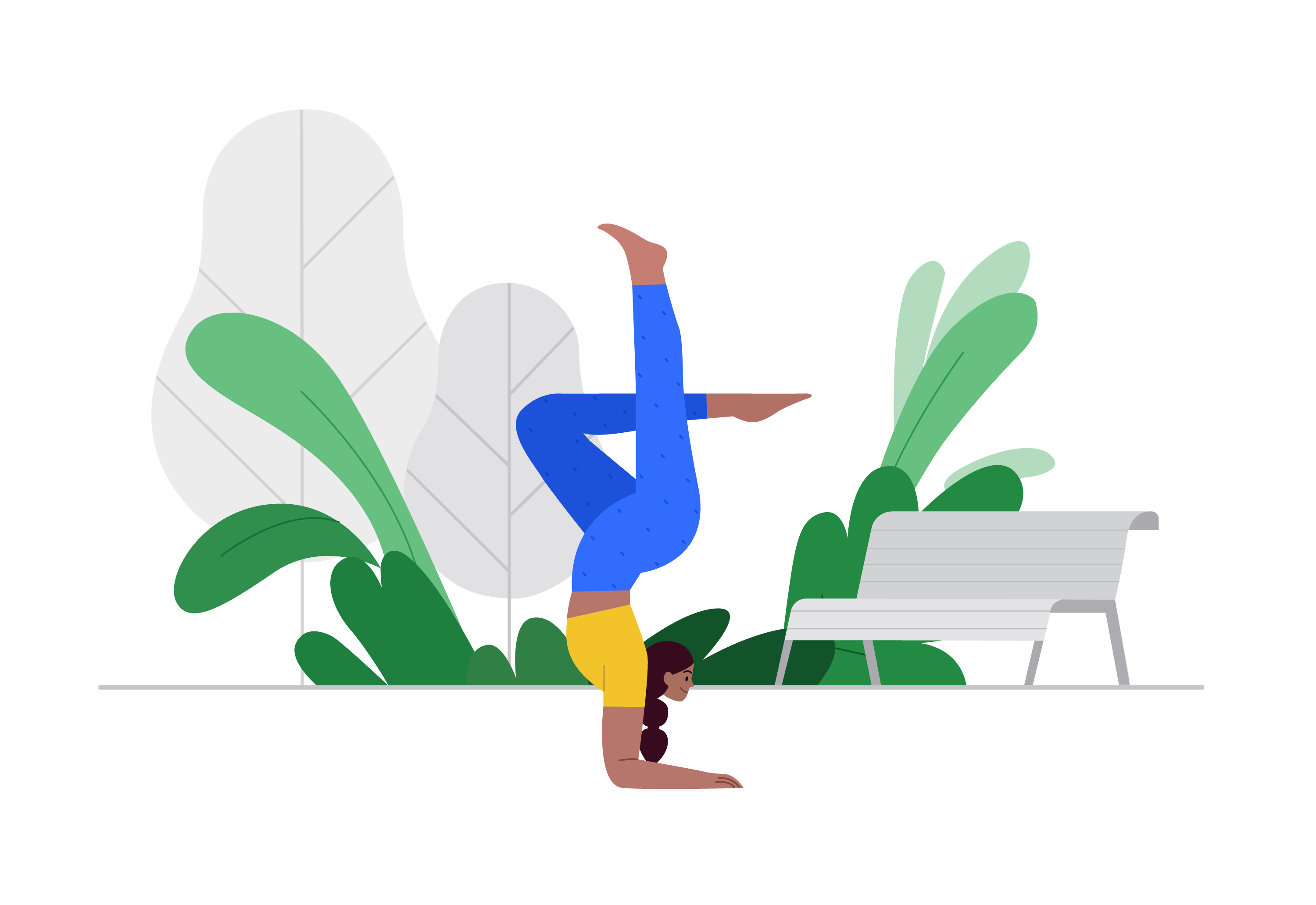Free Yoga Illustration SVG & PNG Download, flat style, for healthcare, free illustration